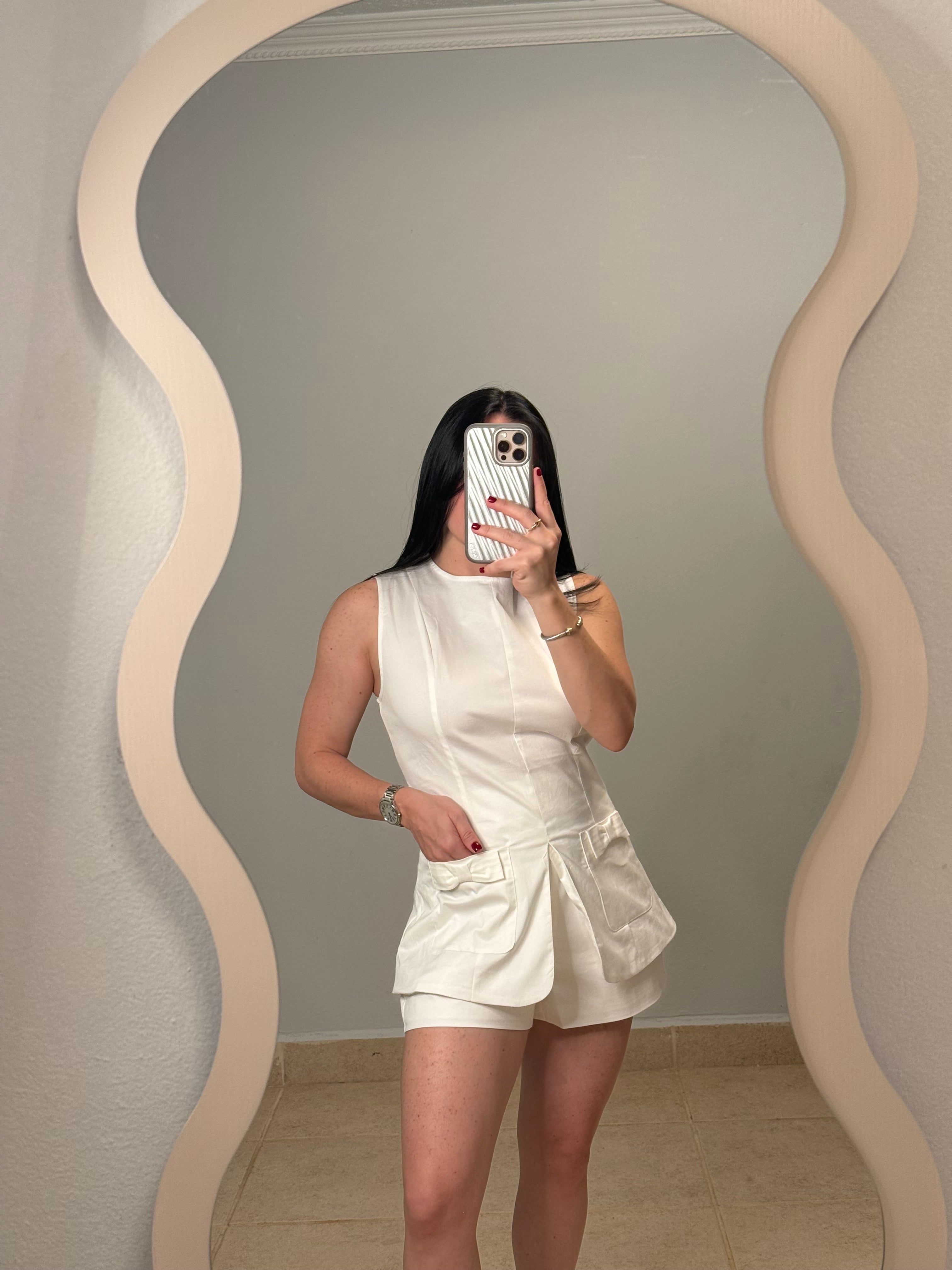 White Bow Set