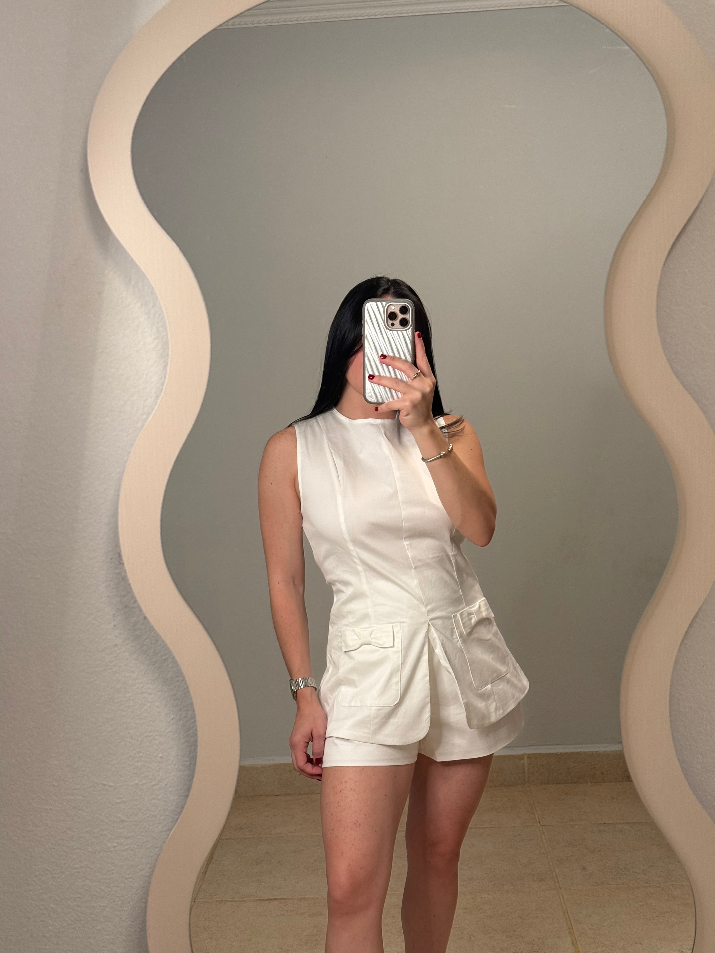 White Bow Set