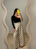 Linen Polka Dots Pants