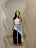 Lace Asymmetric Top