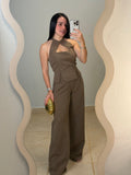 Ash Halter Top and Trousers Set