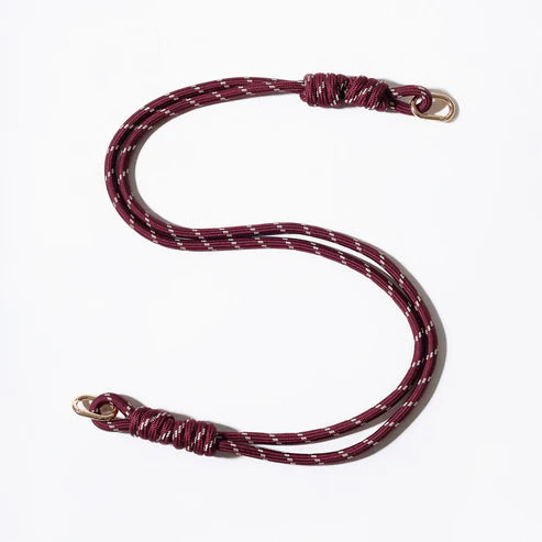 Aura Clutch Bordeaux & Rope Strap