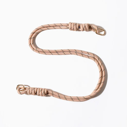 Aura Clutch Tan & Rope Strap