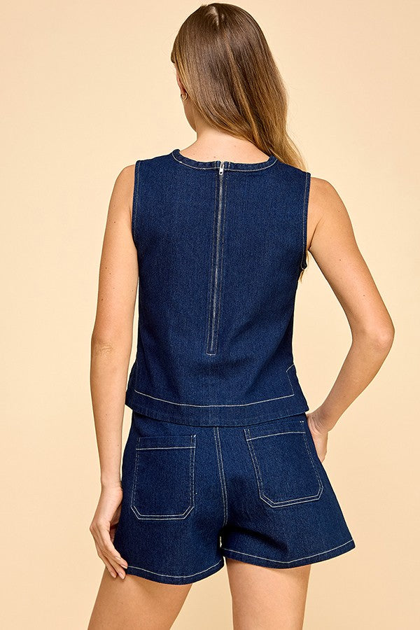 Aura Vintage Denim Set