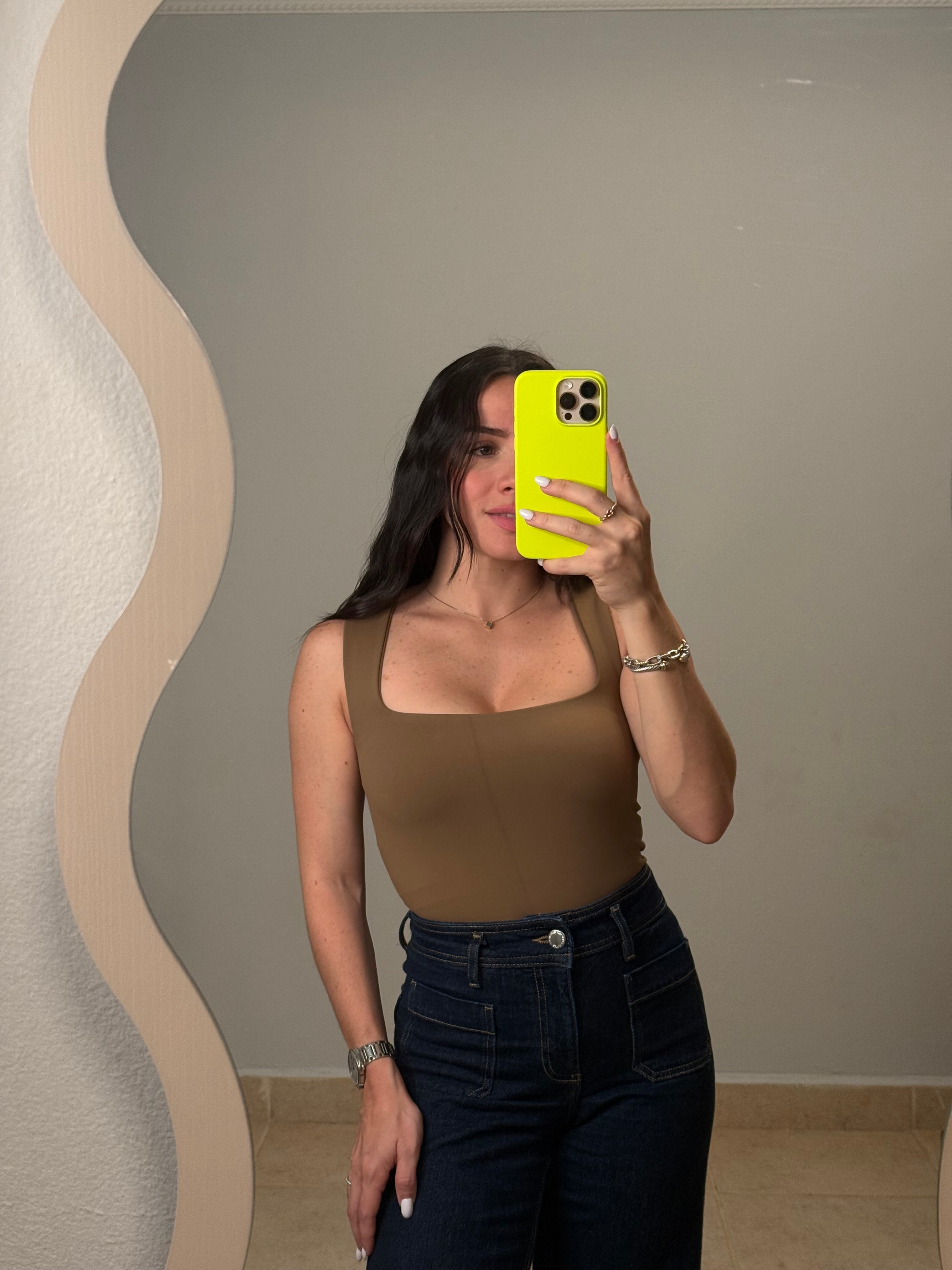 Basic Mocha Bodysuit