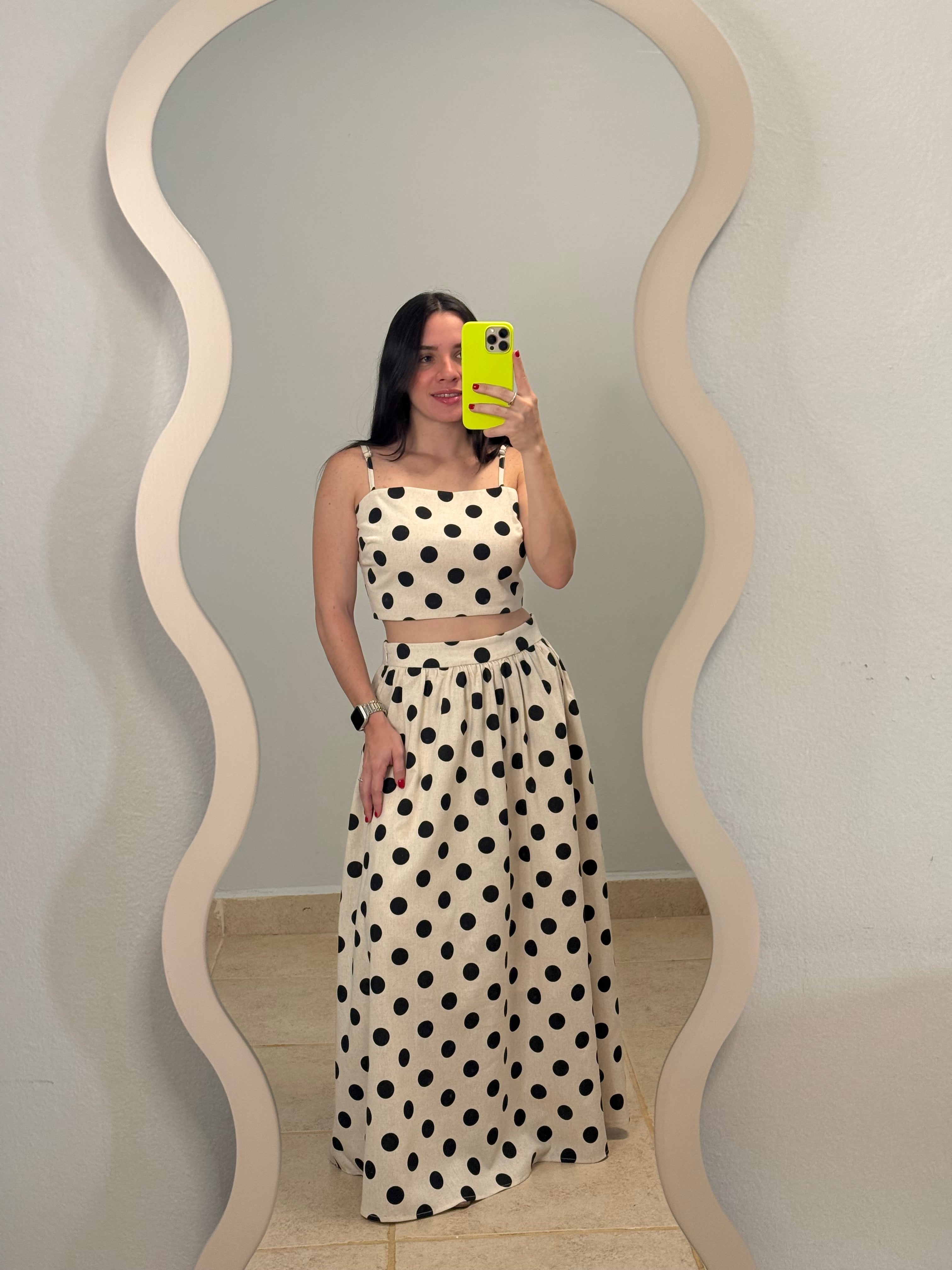 Daisy Polka Dot Set