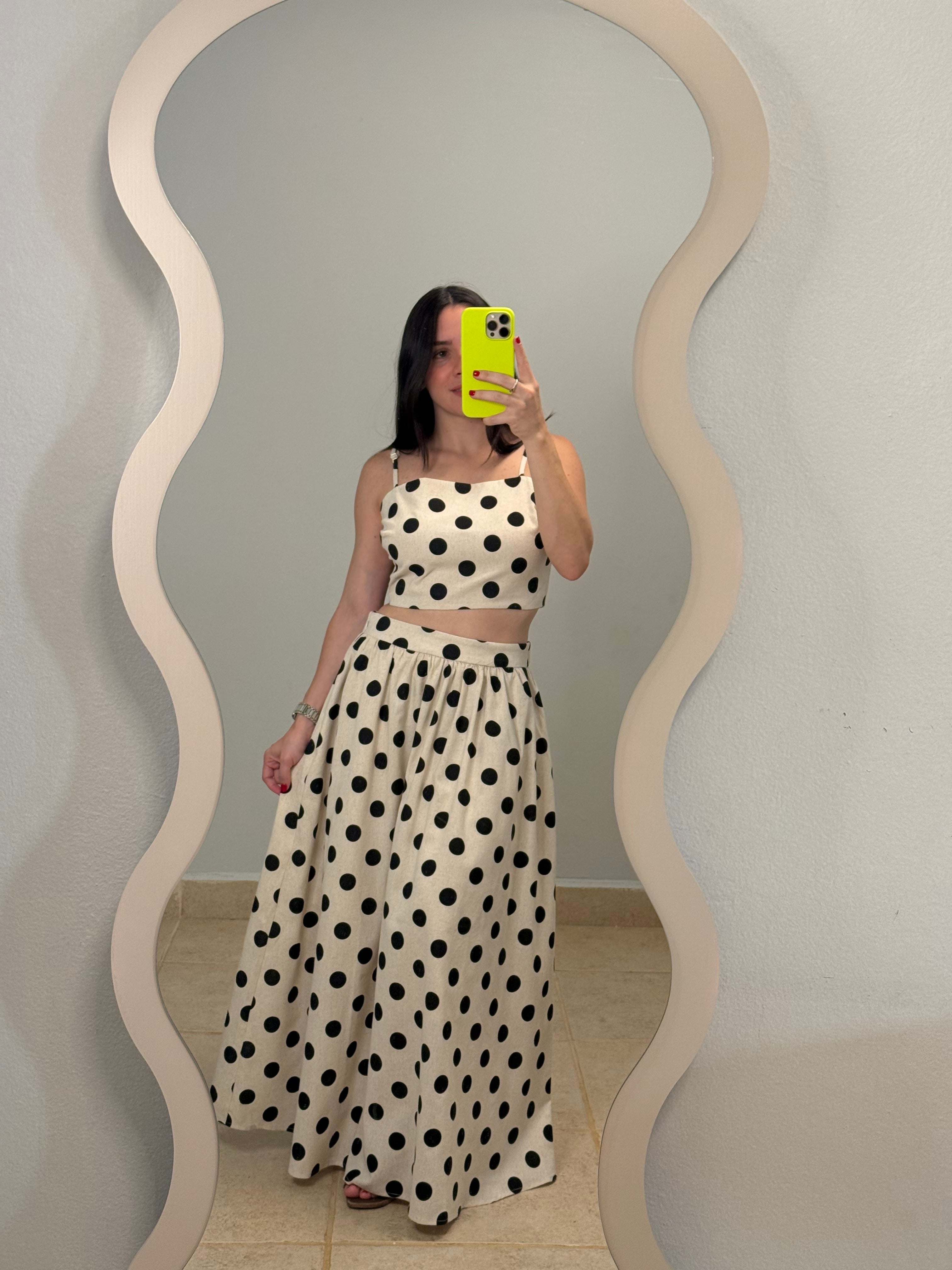 Daisy Polka Dot Set