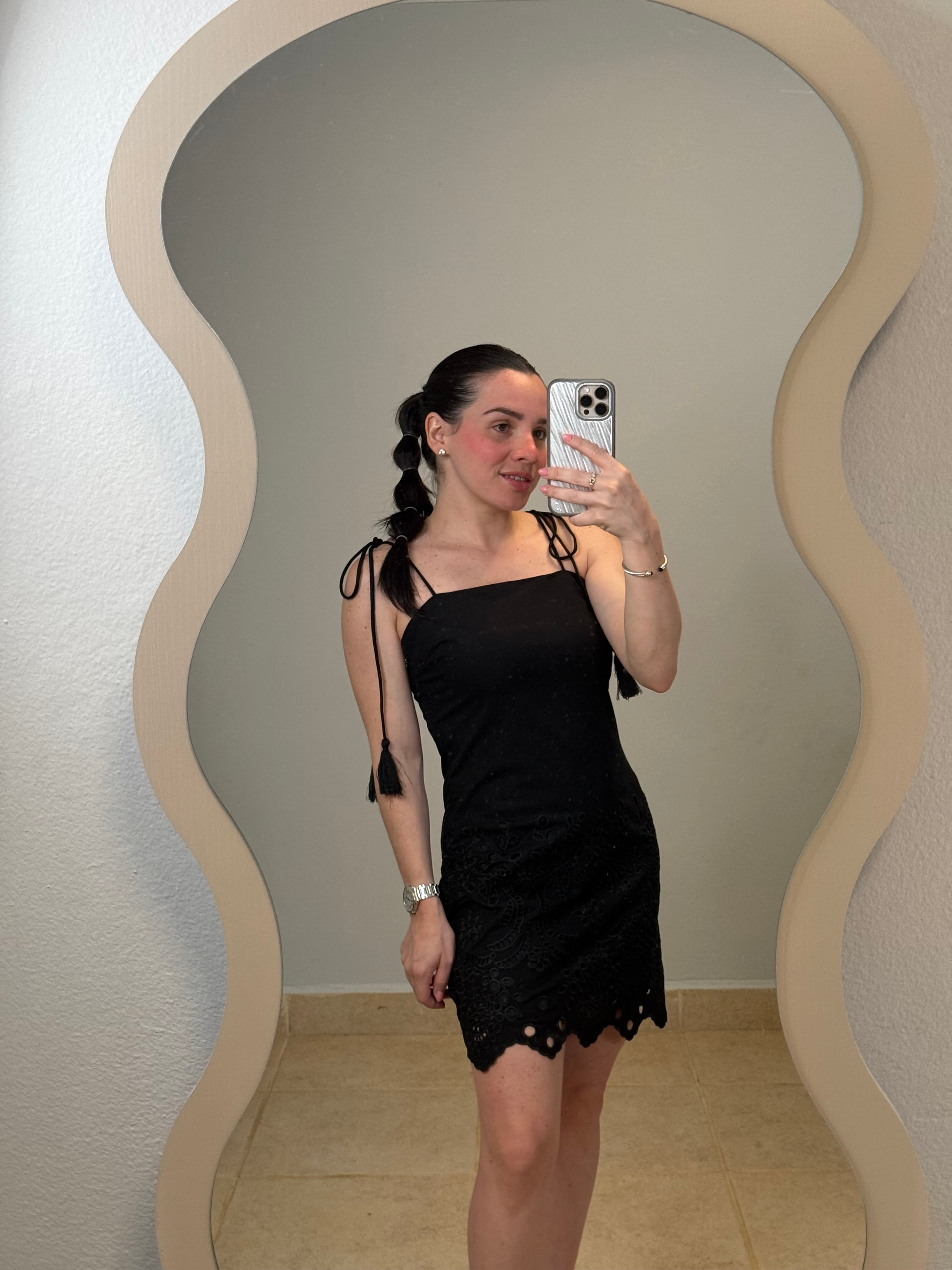 Camila Eyelet Mini Dress