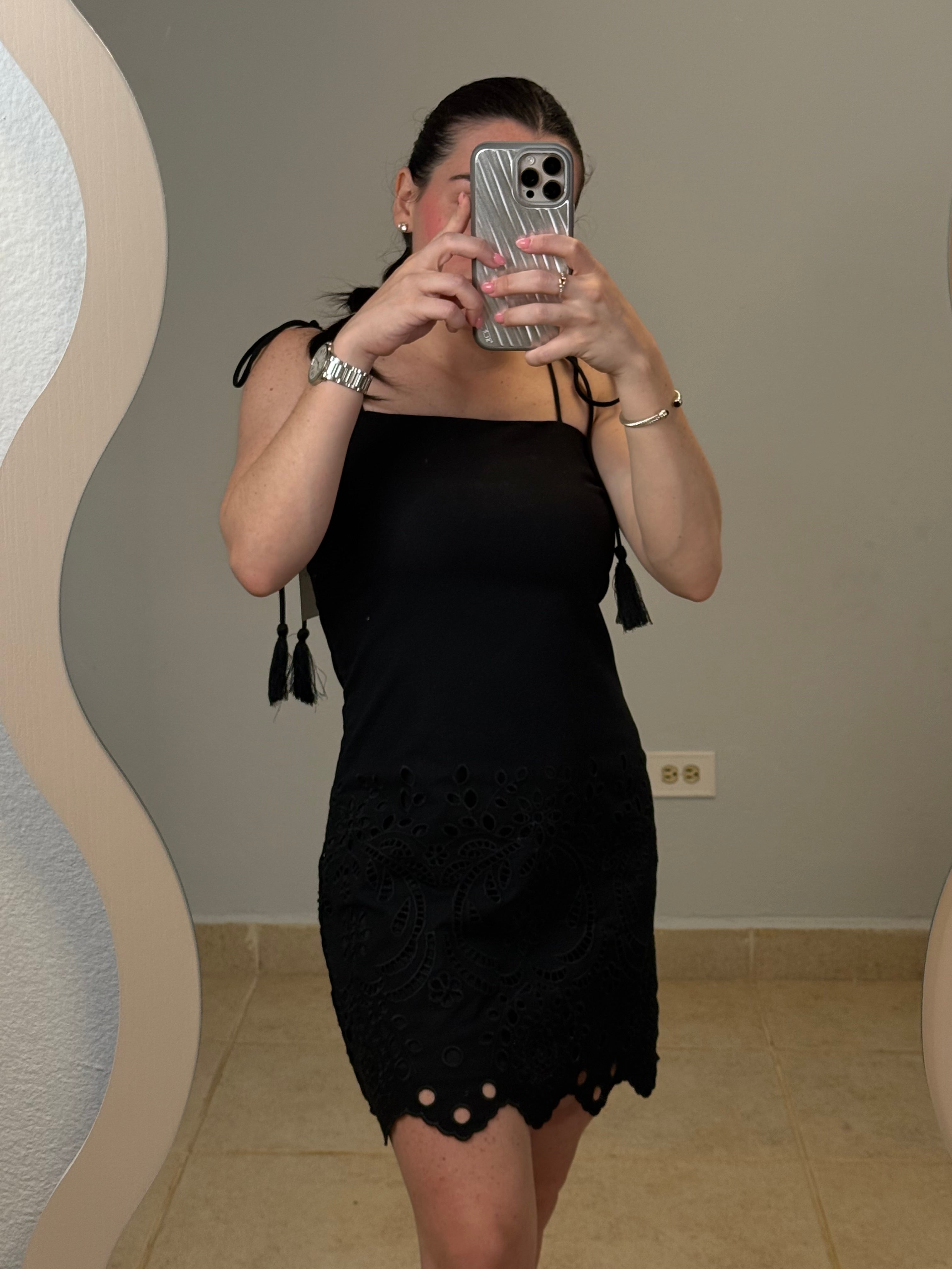 Camila Eyelet Mini Dress