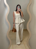 Oatmeal Linen Set