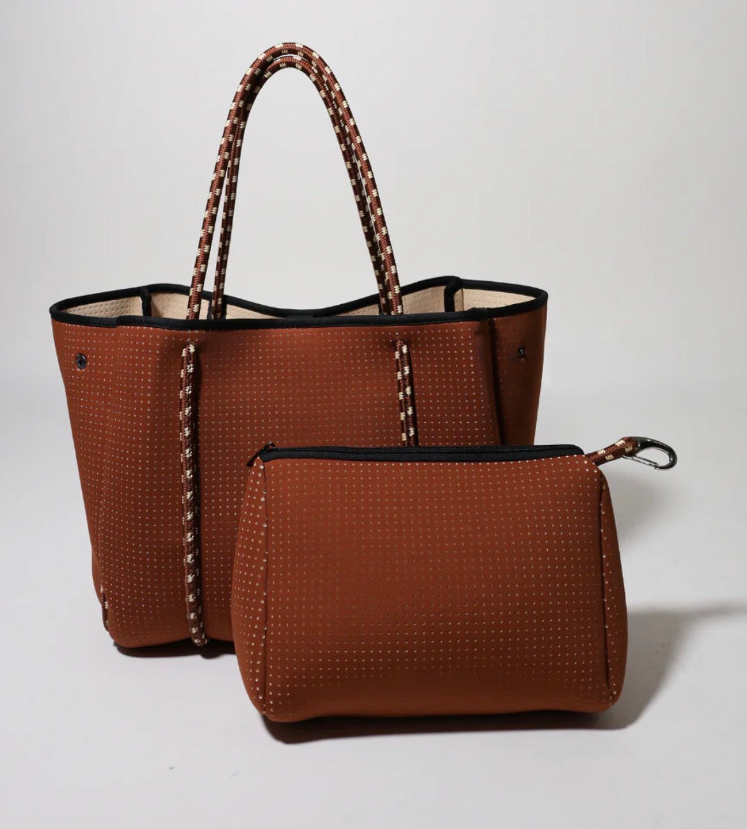 Toffee Tote Bag and Pouch