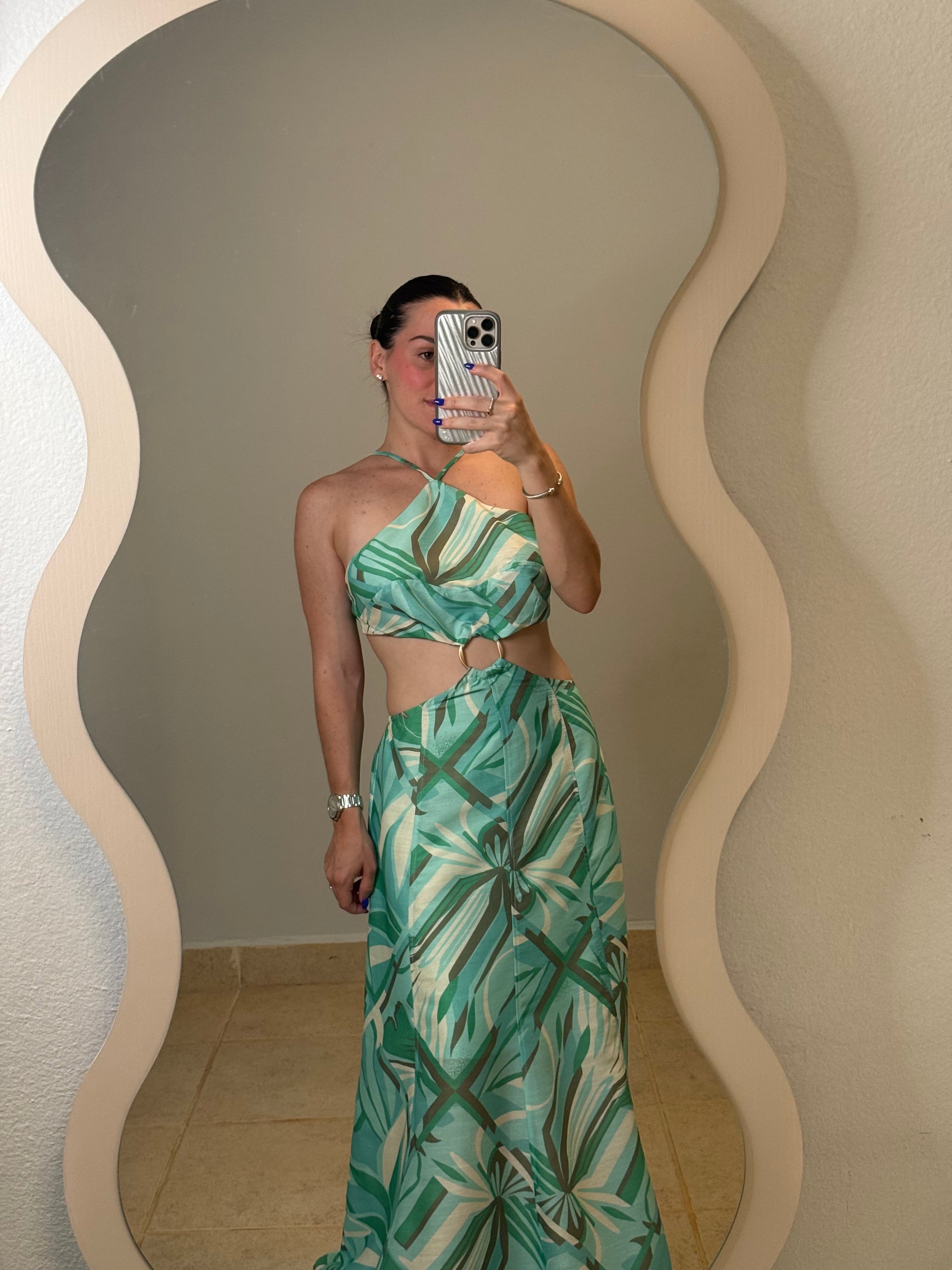 Aqua Maxi Dress – Avella Co