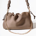 Aura Clutch Mocha & Rope Strap