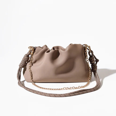 Aura Clutch Mocha & Rope Strap