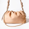 Aura Clutch Tan & Rope Strap