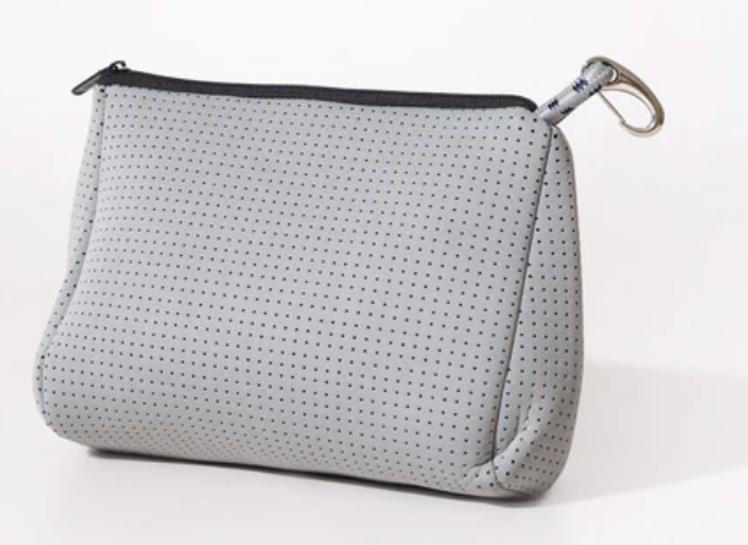 Stone Grey Tote Bag and Pouch