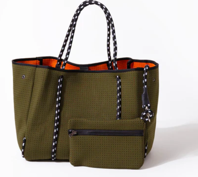 Safari Green Tote Bag