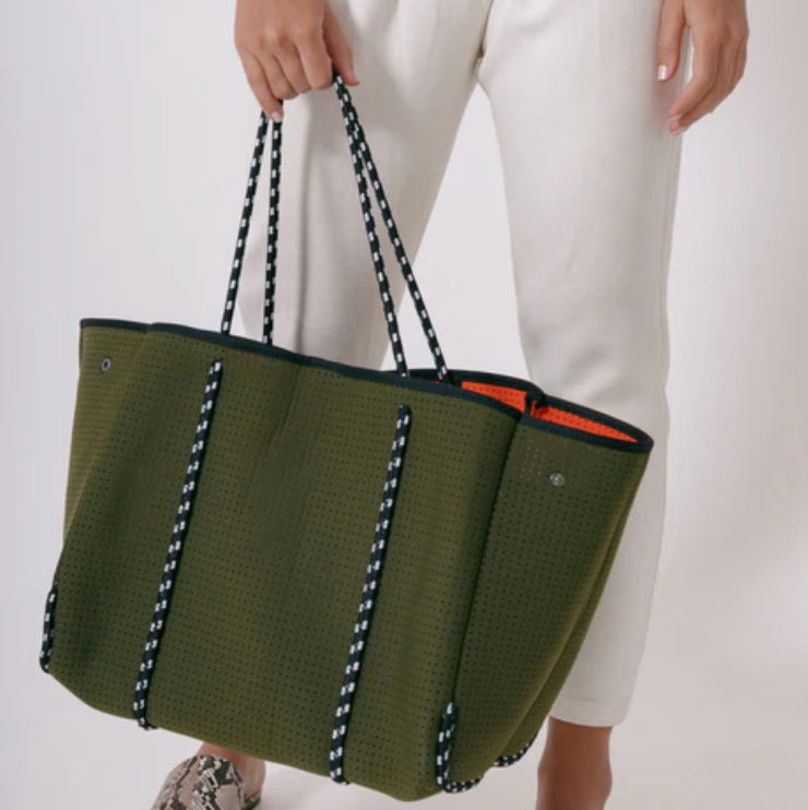 Safari Green Tote Bag